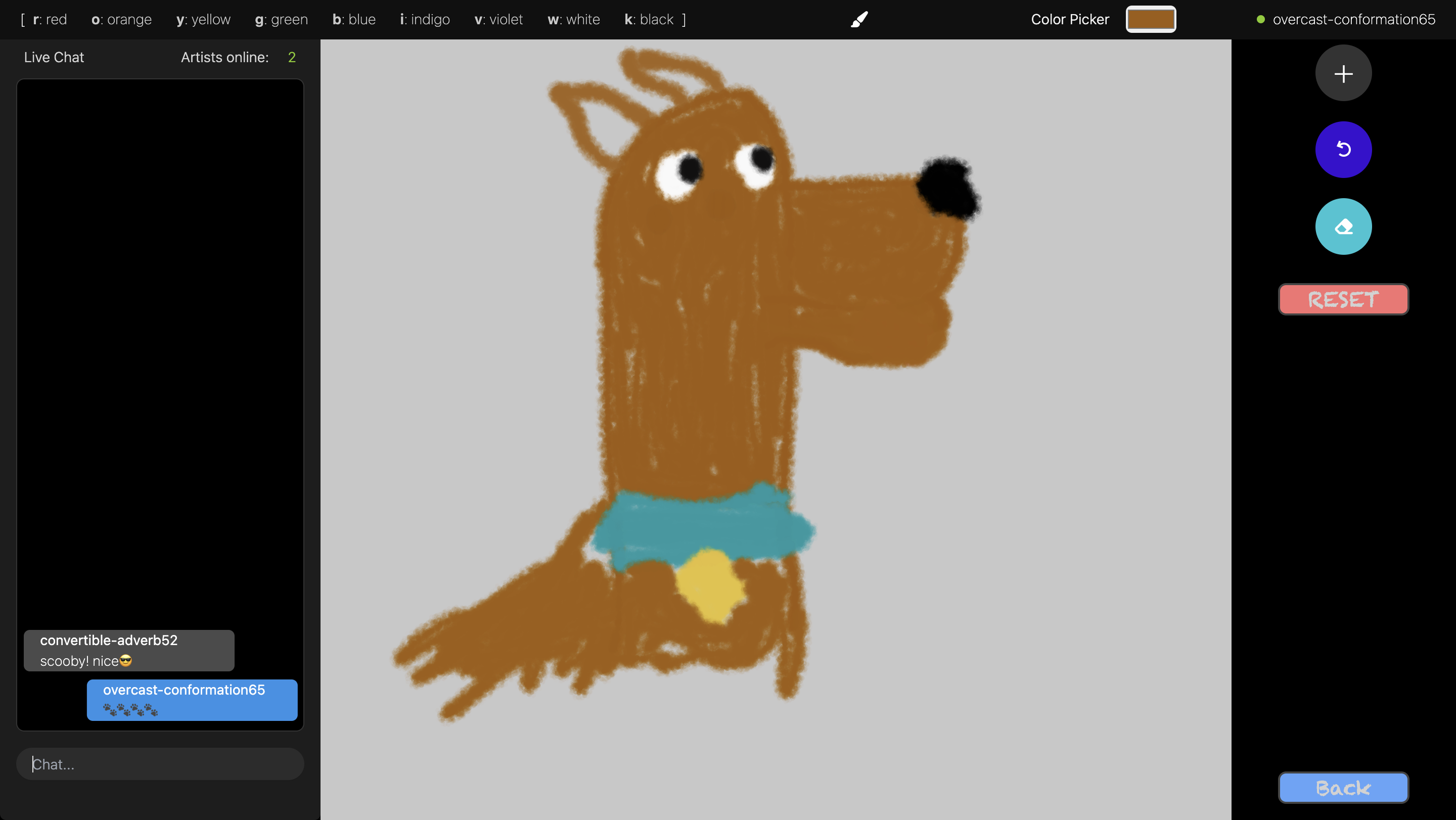 SprayChat website screenshot 1